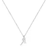 Collar Inicial de Acero Inoxidable Más Vendido de Amazon, Simple, de Nicho, Versátil, Personalizado, Joyería de Moda para Mujer