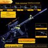 Jogo Jedi Battle Royale Surrounding Peace-Elite M16A4 Ebony Gold Pattern Collector's Edition Modelo de montagem de arma