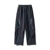 Pantalones casuales a prueba de salpicaduras IZEXX de teflón para hombre, versátiles de otoño, pantalones largos holgados, pantalones tácticos de pierna recta para senderismo al aire libre