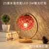 Luminária de mesa de casamento Lanterna Vermelha dote novo quarto de casamento simples moderno quarto de dormir cabeceira plug-in luz noturna ajustável