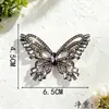 Mariposa de Pedrería 3D No Adhesiva Transferencia de Calor Tela No Tejida Decoración de Pedrería para Ropa, Bolsos, Zapatos, Sombreros Accesorios DIY Venta al por Mayor