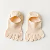 Bestseller de Venta Caliente Calcetines de Malla Transpirables Finos de Verano para Mujer con Cinco Dedos, Absorbentes de Sudor, Antiolor, Separación de Dedos, Cortos Invisibles, Venta Directa