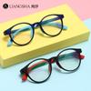 Populares Monturas de Gafas con Almohadillas Nasales de Silicona para Niños, Monturas de Gafas Ovaladas tipo Nerd para Miopía, Recomendadas por Ópticos de Tiendas Físicas