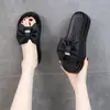 Nuevas Pantuflas Antideslizantes de Suela Gruesa para Primavera y Verano con Faldita, Pantuflas de Playa Estilo Hada con Lazo para Uso en Casa y al Aire Libre