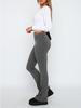 2025 Europeo y Americano Transfronterizo Nuevo Estilo Casual Pantalones Acampanados de Cintura Baja Look Adelgazante de Moda Traje de Pantalón de Color Puro para Mujer