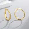 Pendientes de Aro Cruzados Nueva Película El Señor de los Anillos Círculo Personalidad Unisex Accesorios Cosplay Venta al por Mayor Pendientes de Metal