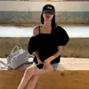 Estilo Chic Coreano 2026 Verano Nuevo Versión Coreana Manga Abullonada Uso Bidireccional Elegante Top Camisa Ropa para Mujer