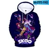 Traje de personaje de patineta japonesa SK8 The Infinity con sudadera con capucha 3D con gorra más suéter de terciopelo para hombres y mujeres