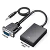 Yushuo Convertidor VGA a HDMI Laptop TV Proyector Cable HDMI a VGA Cable de Video