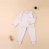 Pijama de Algodón Espeso para Niños Transpirable para Niños y Niñas Set Térmico Antibacteriano de Colores