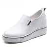 Dinheiro da Pedido, Por Favor Não Atire, Sapatos Casuais Estilo Beleza, Mocassins Slip-On, Sapatos Femininos de Salto Baixo com Elevação, Fabricante Atacadista