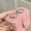 Anillo de Serpiente Rosa Diamantado Dulce y Fresco para Mujer, Anillo Abierto con Cola de Diseño de Nicho, Sensación de Lujo Ligero de Gama Alta, Regalo de Cumpleaños para Niñas