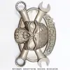 Acessórios de Vestuário Mecânico de Anime com Fivela de Cinto, Fivela de Placa Hell Angel para Pilotagem de Motocicleta, Fivela de Caveira Tendência