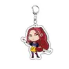 Chaveiro de Acrílico para Grupo de Meninas Caçadoras de Demônios Kpop Rumi Milazoi Mercadoria de Anime Pingente de Acrílico Transfronteiriço
