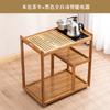 Mesa de Té Móvil, Carrito de Té, Mesa de Té Pequeña, Gabinete de Té, Mesa de Café, Juego de Té Kung Fu, Juego de Tetera Totalmente Automático, Mesa de Café China