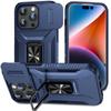 Adequado para iPhone 16Pro Max Capa Magnética para Celular com Janela Deslizante Apple 11 Harvester Capa Protetora Anti-Queda