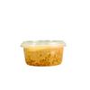 Pesca de frutas y caja de embalaje tazón de postre de agua azucarada taza de hierba de hadas horneada tazón especial para polvo de hielo barril redondo desechable para sopa de hielo puesto