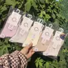 Meias Casuais de Algodão Bambu para Mulheres e Homens, Comprimento Médio da Panturrilha, Estilo Simples, 26 Coleção Outono/Inverno