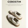 Zapatos Planos con Cordones Clásicos Mismo Estilo Músculo Abdominal Zapatos Casuales de Entrenamiento Moral para Mujer Empalmados Retro Versátiles Deportivos Zapatos Blancos para Mujer