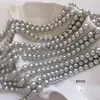 Cuentas de Vidrio Plateadas Multihilo de Cáñamo Sintético Doméstico con Agujero Medio y Agujero Completo Accesorios para Pendientes Collares Hechos a Mano DIY Cuentas Sueltas