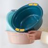 Lavabo profundo y engrosado para el hogar, dormitorio, lavabo de lavandería, tamaño grande y pequeño, palangana para agua, palangana para lavar los pies, palangana de plástico para lavar verduras, lavabo facial