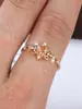 Anillo Ovalado con Diseño Calado Popular Europeo y Americano Wish Lujo Accesible Estilo Japonés Estilo Ins Joyería de Mano para el Día a Día Anillo