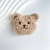 Soporte de Airbag de Peluche de Oso de Dibujos Animados para Teléfono Móvil, Soporte de Cojín de Burbuja Transparente Retráctil para Escritorio Perezoso