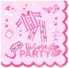 Mm257 Pijama de Encaje Pijama de Fiesta Vajilla de Fiesta para 8 Personas Set de 4 Piezas Plato de Papel Servilleta de Papel Vaso de Papel