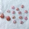 Celebridad de internet Nuevo Diamante garra de gato pequeña accesorios para uñas lindo luminoso decoraciones para uñas resina taladro para uñas mixto