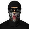 Bandera Americana Animal Protector Solar Cubrecabezas Exterior Máscara para Montar en Motocicleta Bufanda para el Cuello de Hombre Mascarilla Facial Protección UV para Mujer