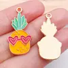 Dibujos Animados 30 Piezas de Fruta de Goteo Piña Fresa Cereza Manzana Sandía Colgante DIY Pulsera Collar Accesorios