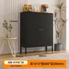 Gabinete de Chapa de Hierro Estilo Europeo para el Hogar, Gabinete de Almacenamiento Integrado Montado en la Pared, Estantería Combinada de Varias Capas para Sala de Estar, Gabinete Ecológico para Balcón