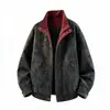 NASA SOBRE Chaqueta estilo americano con degradado tie-dye y cuello alto, colección nueva primavera/otoño 2026 para hombre, ropa exterior casual de corte holgado