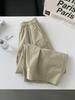 Pantalones globo de pierna ancha de algodón lavado retro japonés para mujer, verano, delgados, holgados, adelgazantes, perezosos, combinables, casuales, tipo harem