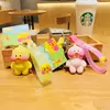 Llavero de pato de ácido hialurónico dududuck genuino y creativo colgante para mochila pato de celebridad de internet pareja de patos pequeño regalo al por mayor