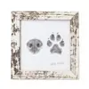Compre uma moldura de foto e ganhe um carimbo de tinta grátis para impressões de patas - um kit DIY para criar uma moldura de foto memorial para animais de estimação, disponível para frete internacional