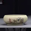 Maceta de flor de hada del agua cerámica cobre Herba hidropónica Torre bambú una hoja loto cuenco loto Herba Lysiana maceta especial sin agujero tamaño grande pequeño