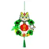 Festival do Barco-Dragão Pingente de Zongzi Design Criativo de Desenho Animado Kit de Material DIY Feito à Mão Decoração Pendente para Jardim de Infância de Crianças Pequeno Presente