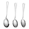 Cuchara pública de acero inoxidable cuchara casera alargada cuchara para hombre cuchara cuchara hotel restaurante Cuchara cuchara de arroz