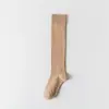 Calcetines de pantorrilla de color liso estilo universitario para mujer, perfectos para otoño e invierno, estilizan y son versátiles, diseño simple, combinan bien con zapatos pequeños de cuero, calcetines largos de algodón