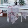 Decorações Criativas de Natal Novas Tecido Estampado Caminho de Mesa Caminho de Mesa Restaurante Europeu e Americano Festa em Família Toalha de Mesa de Festa