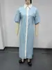 2026 Nueva Ropa Europea y Americana para Mujer Amazon Bloques de Color Holgada de Algodón y Lino Vestido Camisa Largo Vestido Casual de Moda para Mujer