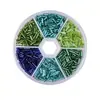 Cuentas de tubo de vidrio más vendidas transfronterizas, juegos de 3 mm y 6 mm, para colgantes de pulsera, manualidades, fabricación de joyas DIY y ensartado de cuentas
