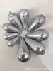 Chumbada de Pesca, Contrapeso de Pesca, Chumbada de Pesca Marítima de Longo Alcance, Nova Chumbada Galvanizada Imitação de Chumbo com Argola, Chumbada de Ferro Tipo Gota d'Água