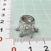 Aleación Estéreo Micro-Pavimentado Circonita Corona Joyería Accesorios DIY Cadena de Teléfono Móvil con Cuentas Llavero Wenwan Accesorios de Maíz