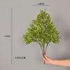 Plantas verdes artificiales, bambú de la suerte grande de cuatro ramas, hierba de áloe, decoración del hogar, escaparate, paisajismo, abeto grande de cuatro ramas, dragón sobre el río