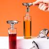 Mini embudo de acero inoxidable de pequeño calibre para vino, dispensador de líquido para rellenar bolsas, lubricador de cocina para el hogar.