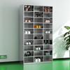 Gabinete de Zapatos Engrosado de Acero Inoxidable 304 para Talleres Libres de Polvo, Gabinete de Zapatos de Almacenamiento para Empleados para Laboratorios y Gimnasios, Hecho de Acero