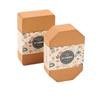 Ladrillo de yoga de corcho natural con personalidad, logotipo de Ai Yang Zheng, personaje de madera maciza, ladrillo especial sin escoria para danza infantil.