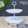 Arranjo de Aniversário Decorações de Mesa de Sobremesas Prateleira de Exibição de Casamento Europeu Mesa de Frutas Bandeja de Plástico para Bolo Suporte para Lanches